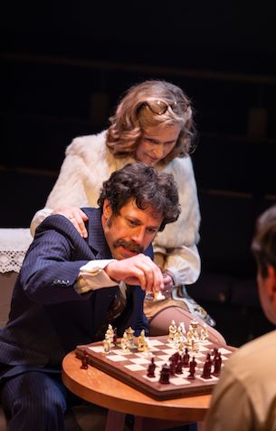 Claire Price (Lydia) and Daniel Abelson (Mark) in In Praise of Love