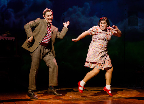 Jos Slovick as Stanley & Beverly Rudd as Beryl in Brief Encounter