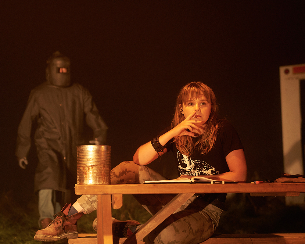 Aurora and Slasher Man (Niamh Wilson and Simon Northwood)