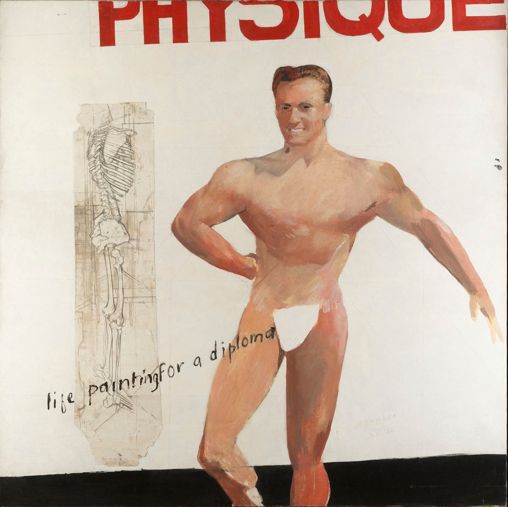 Hockney diploma painting - Queer British Art 1861-1967, Tate Britain