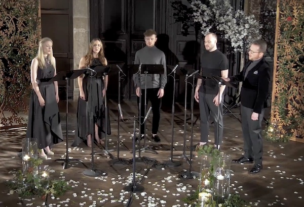 Apollo5 recorded at the Voces8 centre