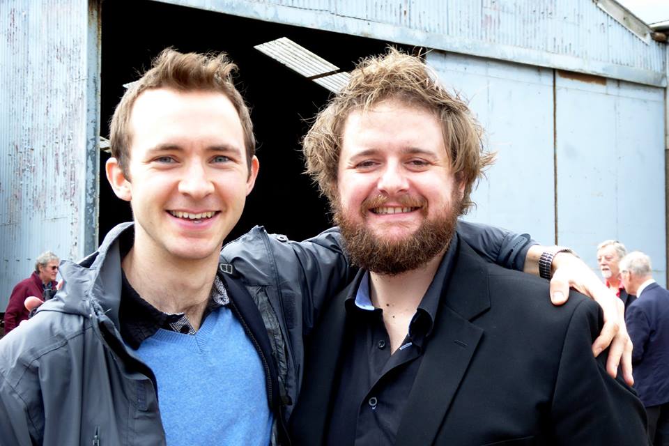 Allan Clayton and Alec Frank-Gemmill at Cambo