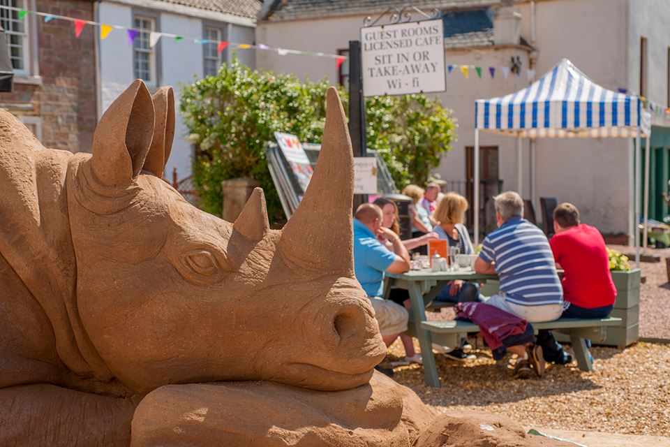 Sand rhinoceros at Crail