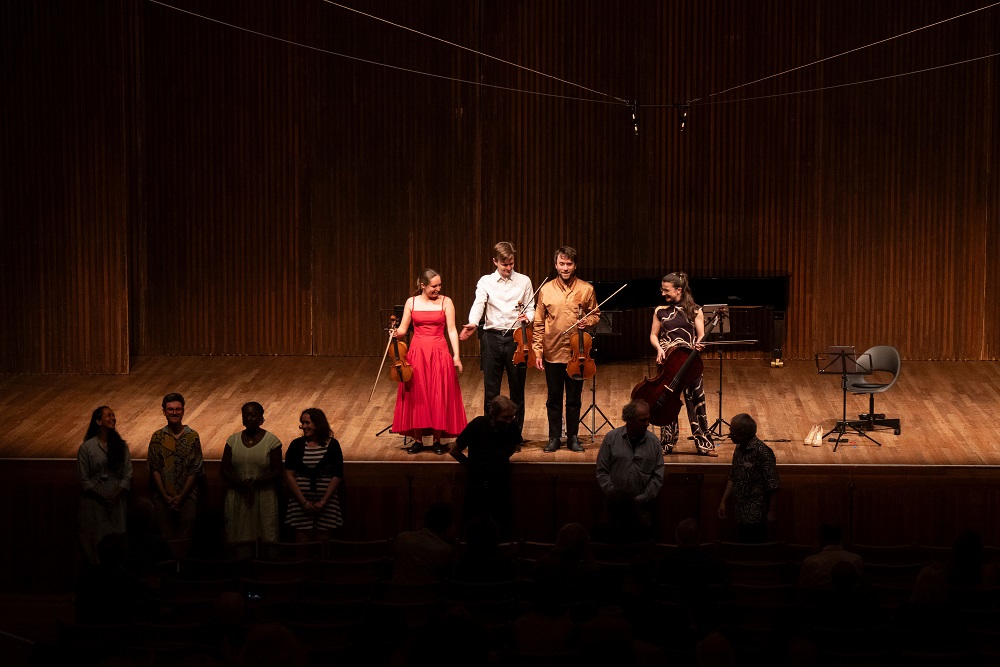 Welcoming composers at Snape