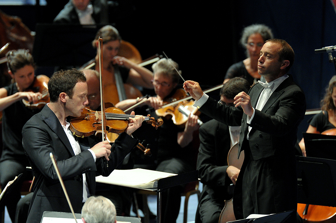 Matthew Trusler and Mark Wigglesworth with BBCNOW at the Proms