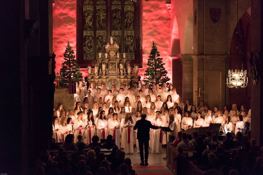 Santa Lucia concert in Orebro