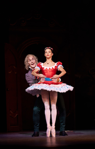 Francesca Hayward and Gary Avis in 'Coppélia'