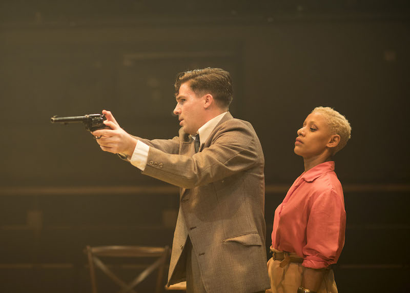 Jordan Misfud as the intruder and Lara Rossi as Lina