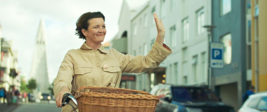 Halla (Halldóra Geirharðsdóttir) in Woman at War