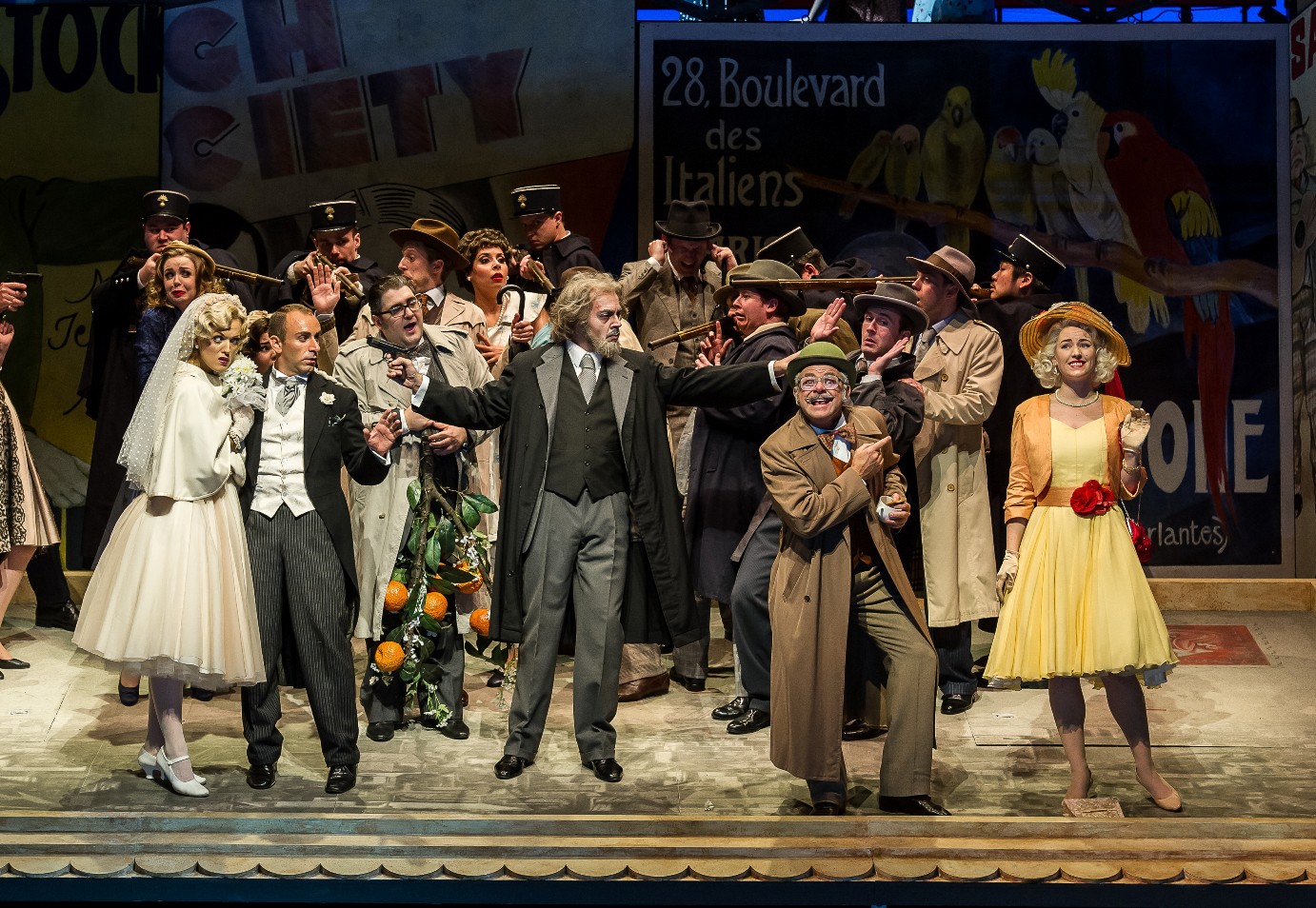 A scene from the Wexford Festival Opera production of The Florentine Straw Hat