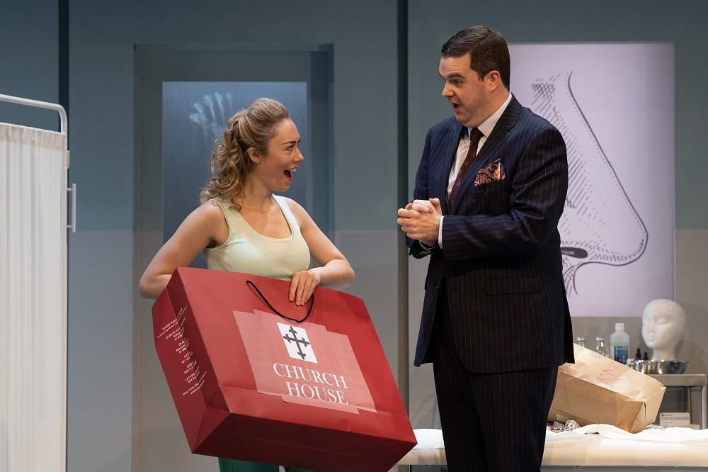 Kelli-Ann Masterson and Ben McAteer with wife-disguise in mind