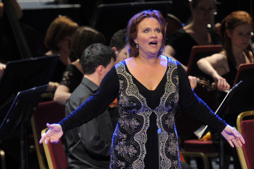 Katarina Dalayman as Kundry in the Proms Parsifal by Chris Christodoulou