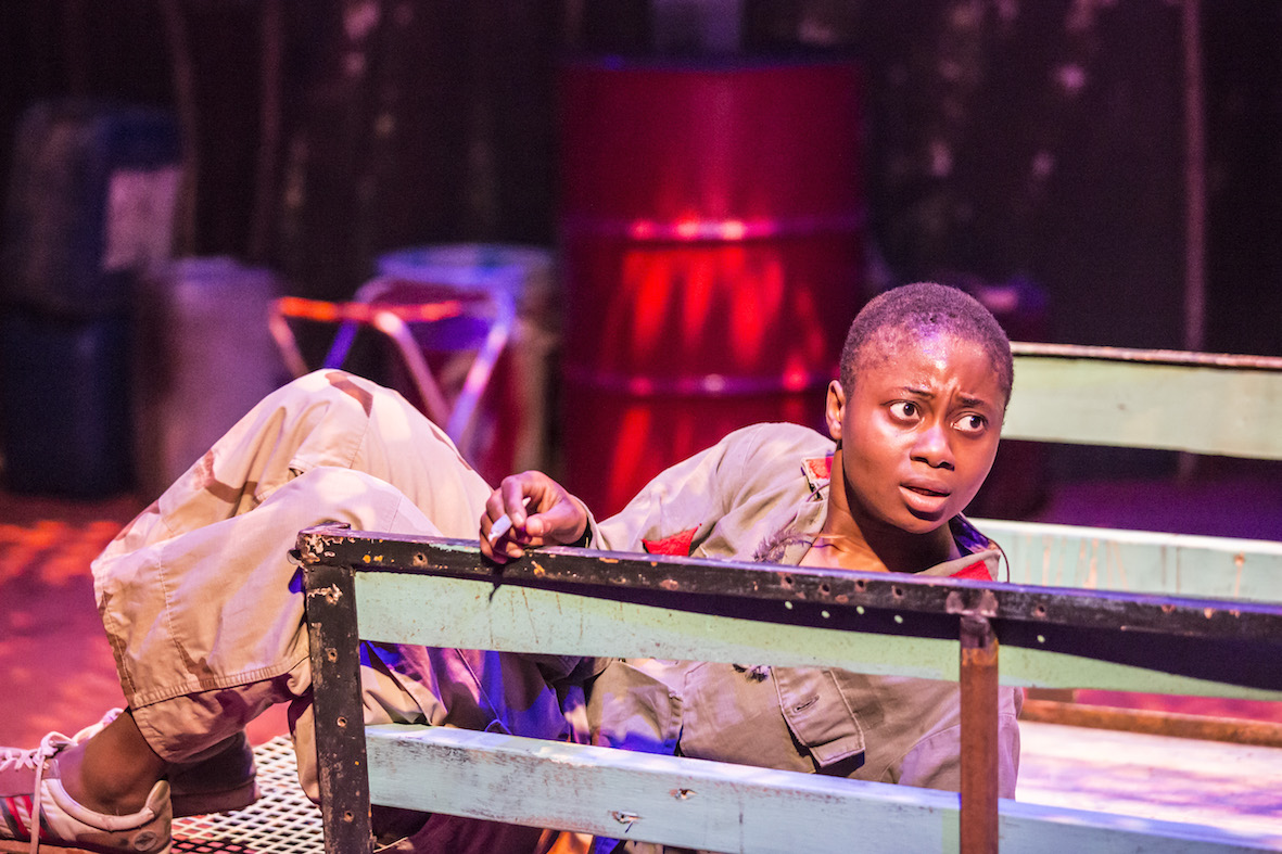 Juma Sharkah in Liberian Girl at the Royal Court. Photo: Johan Persson