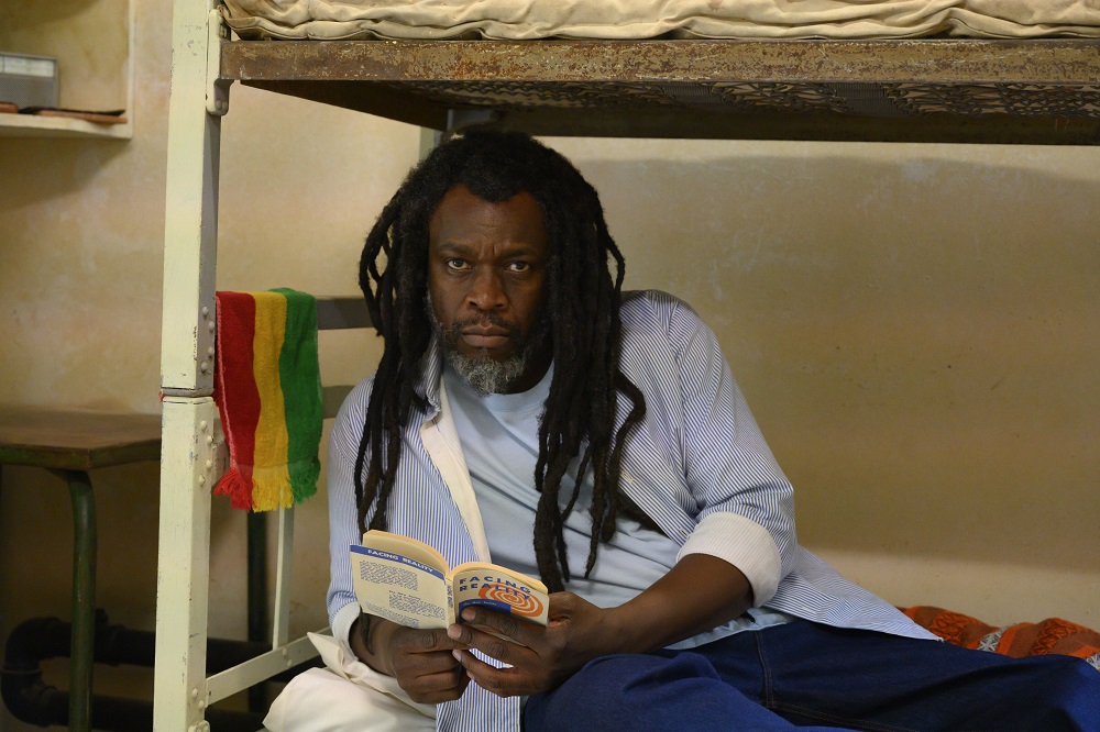 Robbie Gee as Simeon in 'Alex Wheatle'