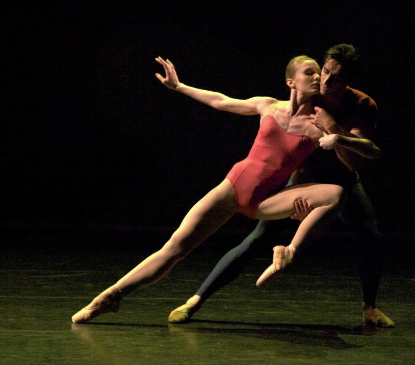 Inspired by Balanchine: Melissa Hamilton and Valeri Hristov in Viacheslav Samodurov's fine Trip Trac