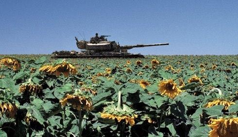 Monstrous apparition: an Israeli tank invades Lebanon