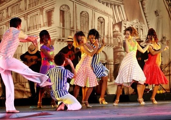 Havana Rakatan, on stage, Peacock Theatre, London.