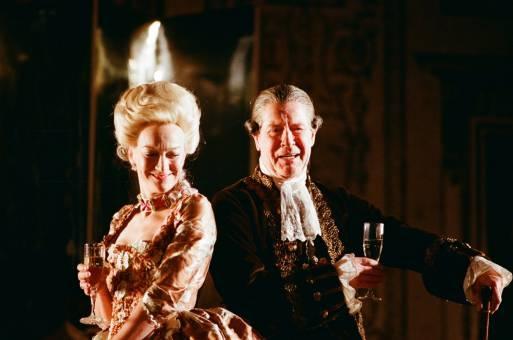 Social graces: Alan Howard delights as the elderly cynic Sir Peter Teazle