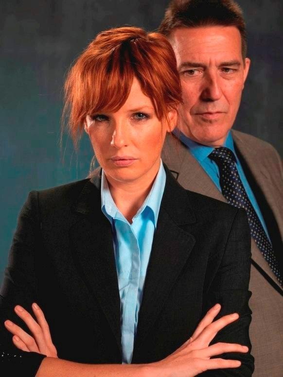 More sexual tension please! Kelly Reilly (DI Travis) and Ciarán Hinds (DCS Langton) in flaccid first episode of Lynda La Plante thriller