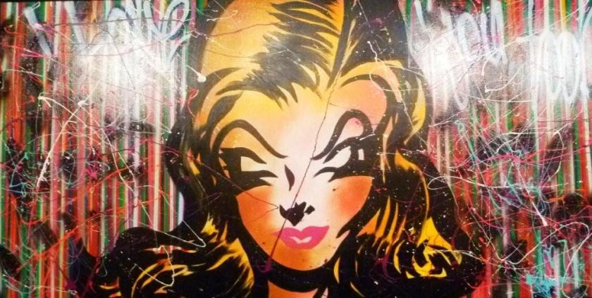 Quik, 'Paint on Canvas': 'His work sassily combines Lichtenstein and Koons probably without even intending to'