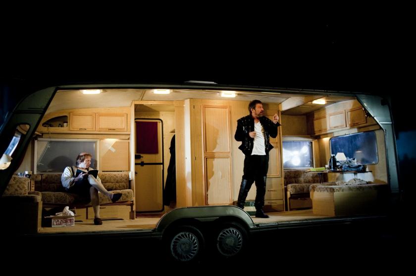 Unfair weather friends: Steve Furst (left) and Michael Brandon 